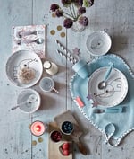 SET 3KS JÍDELNÍCH LŽIČEK HAPPY DOTS RŮŽOVÝ