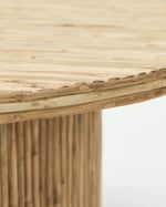 Konferenční stolek rog Ø 90 cm přírodní