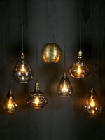 Stropní lampa Vintig mosazná