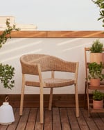 Zahradní židle palo přírodní
