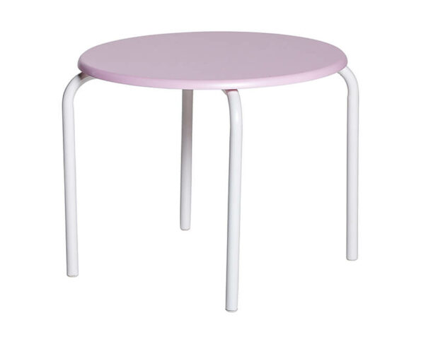 Dětský psací stůl round růžový