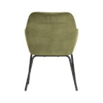 Jídelní židle mood velvet zelená 2ks