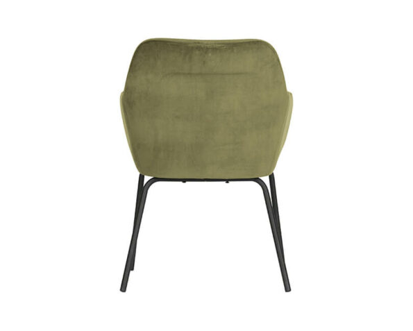 Jídelní židle mood velvet zelená 2ks