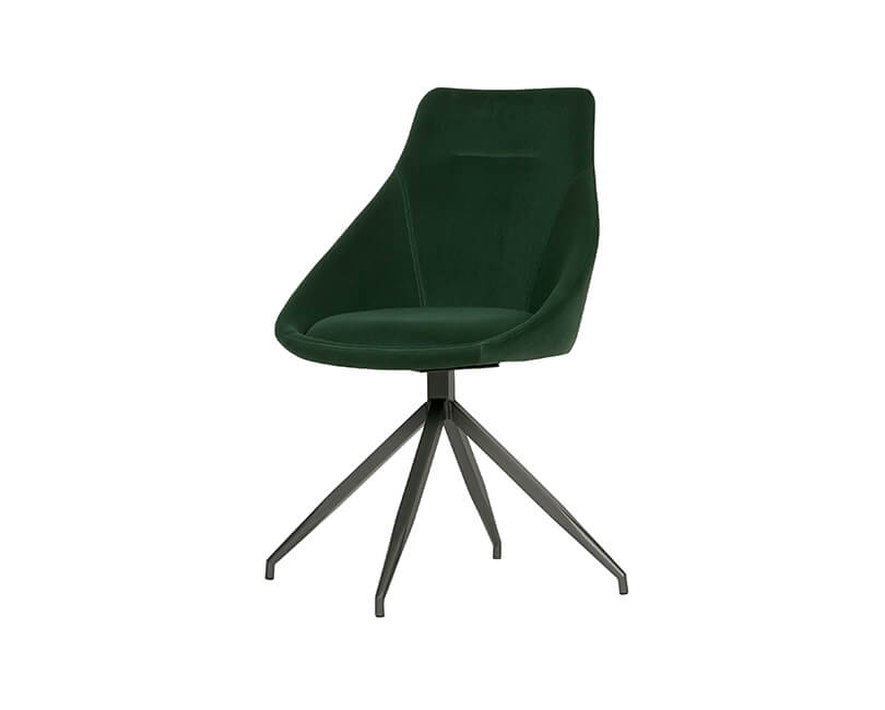 Jídelní židle resa velvet zelená