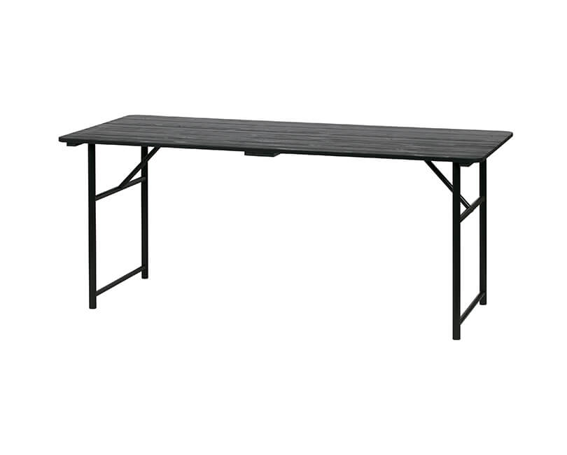 Jídelní stůl army 180 x 81 černý