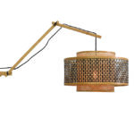 NÁSTĚNNÁ LAMPA BHUTAN L 50 X 30  PŘÍRODNÍ