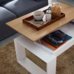 Zvedací stolek torpo 108 x 60 cm bílý
