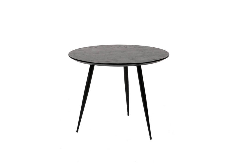 Konferenční stolek halp Ø 50 cm černý