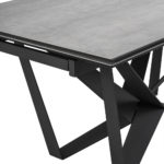 Rozkládací stůl aysha 160 (200/240) x 90 cm šedý