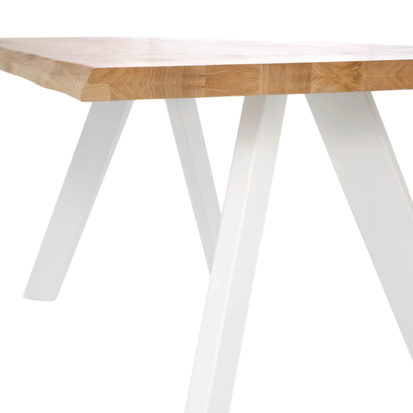 Stůl lunac 180 x 95 cm bílý
