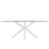 Stůl madie 160 x 90 cm bílý