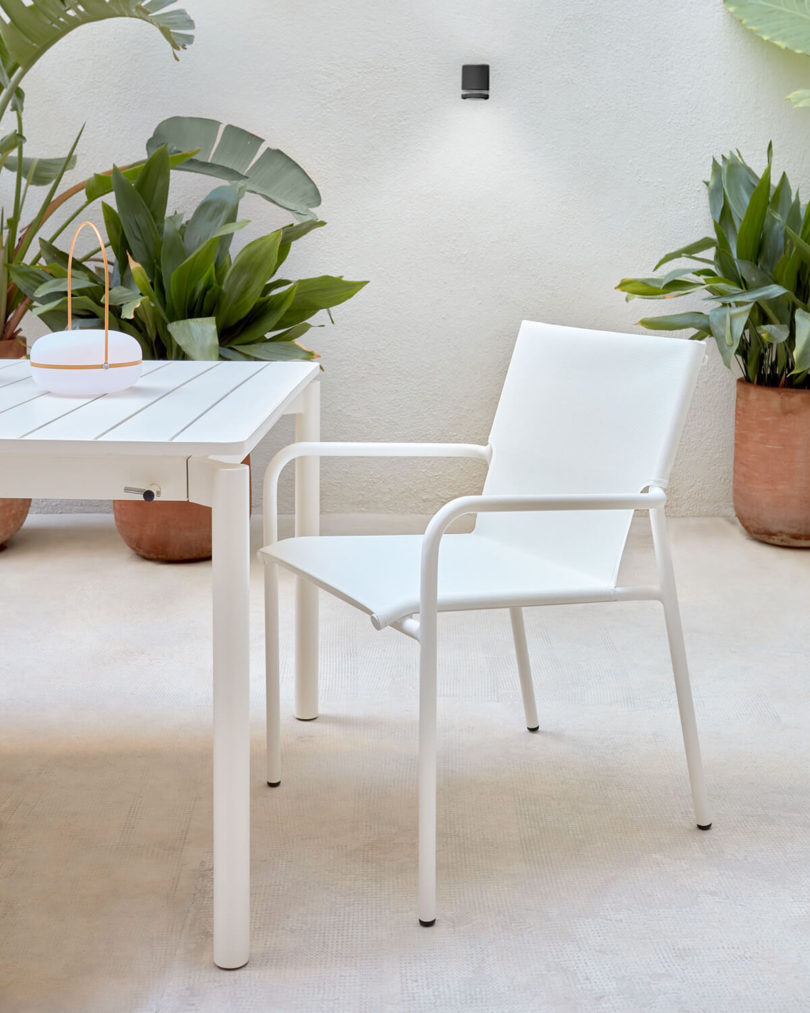 Zahradní židle tana bílá
