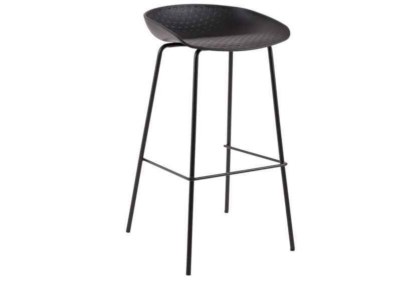 Barová židle atten 83 cm černá
