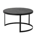 Konferenční stolek erif Ø 60 cm černý