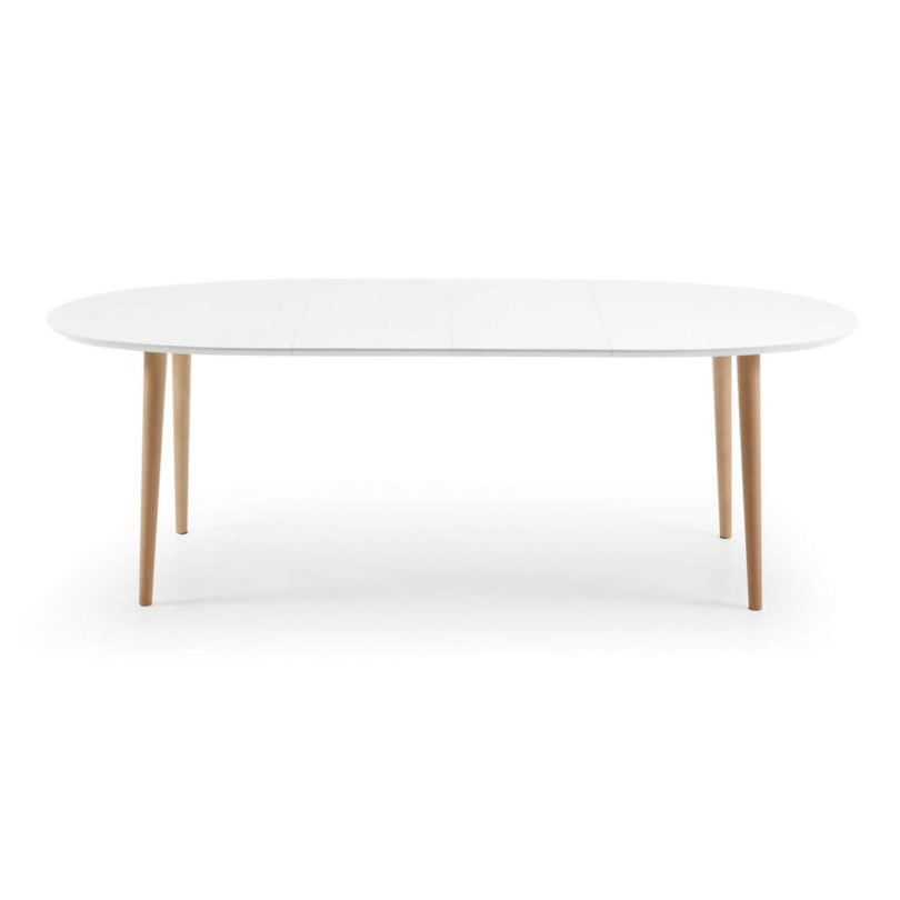 Jídelní stůl quio 140 (220) x 90 cm bílý