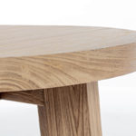 Odkládací stolek livaro Ø 50 cm přírodní