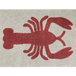 Pratelný koberec rakko béžovo-červený