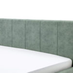 Čalouněná postel zallino s úložným prostorem 160 x 200 zelená
