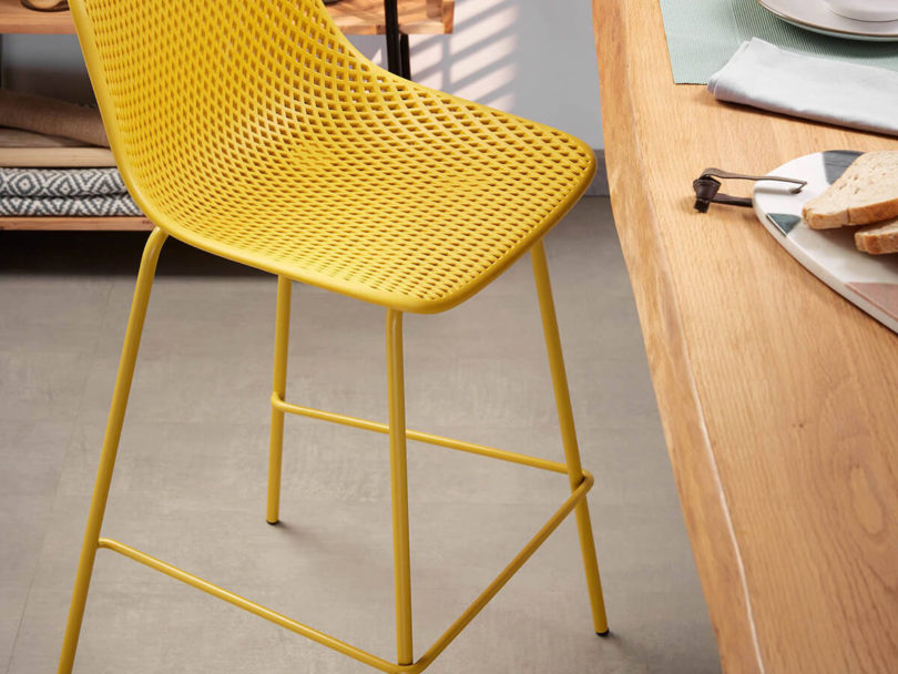 Barová židle binqui 75 cm žlutá