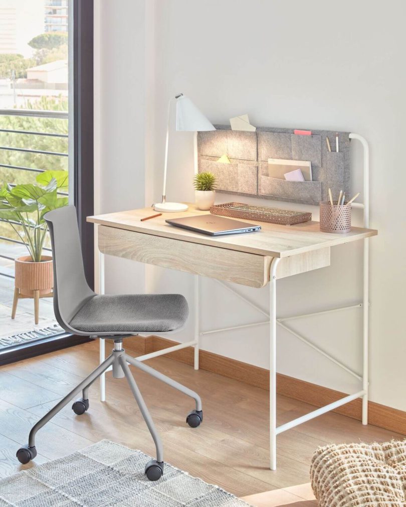 Kancelářská židle Broste šedá