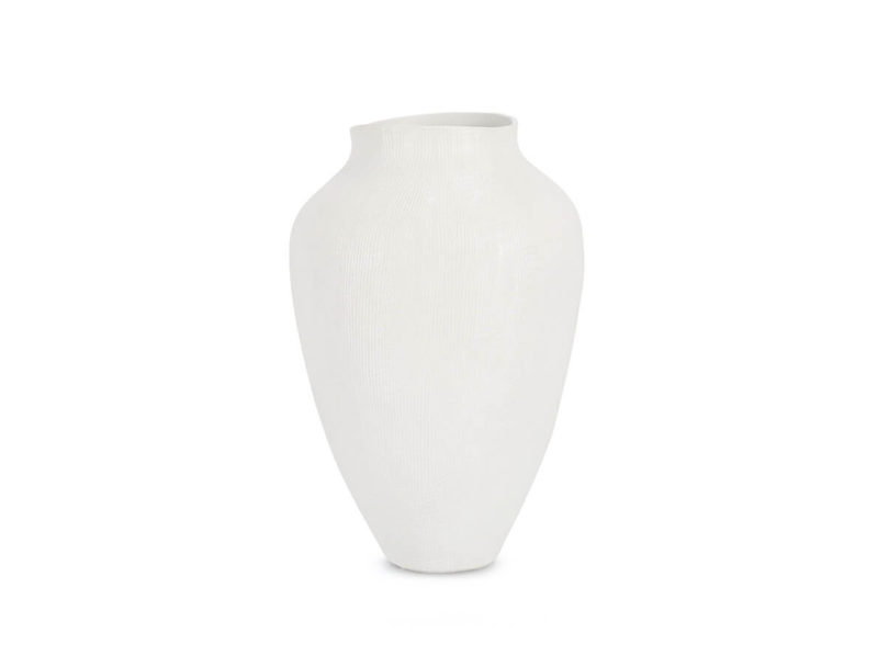 Váza cecilio 40.5 cm bílá
