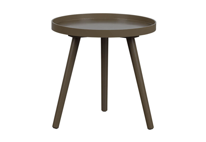 Konferenční stolek sasha ø 41 cm hnědý