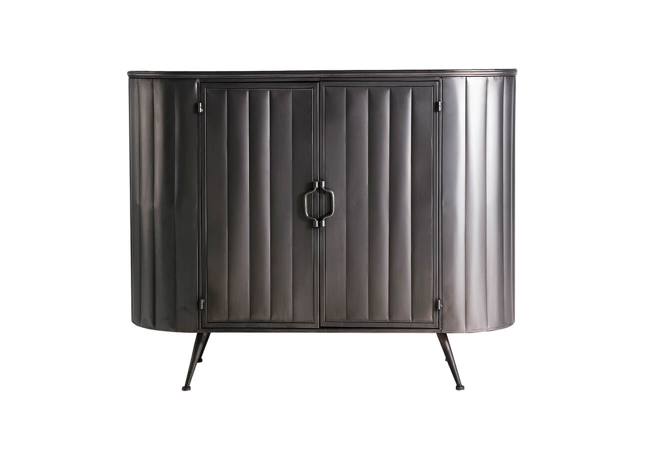 Konzolový stolek remble 100 x 38 cm tmavě šedý