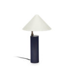 Stolní lampa vasli 42 cm modrá
