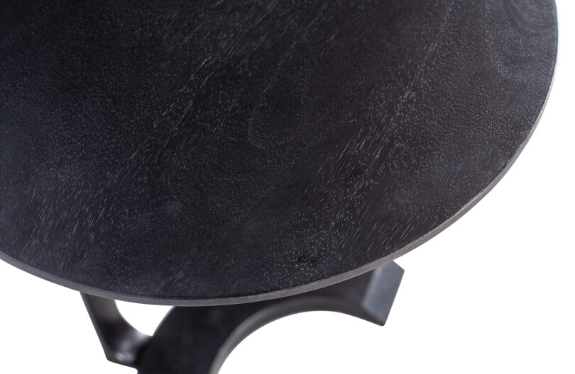 Kovový odkládací stolek floor ø 39 x 57 cm černý