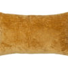 Žebrovaný polštář lous 30 x 50 cm hořčicový