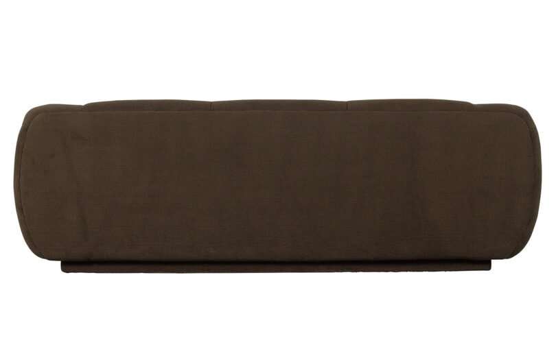 Třímístná sedačka wooly 227 cm hnědá