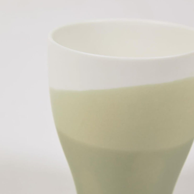 Porcelánový šálek Aya zelený