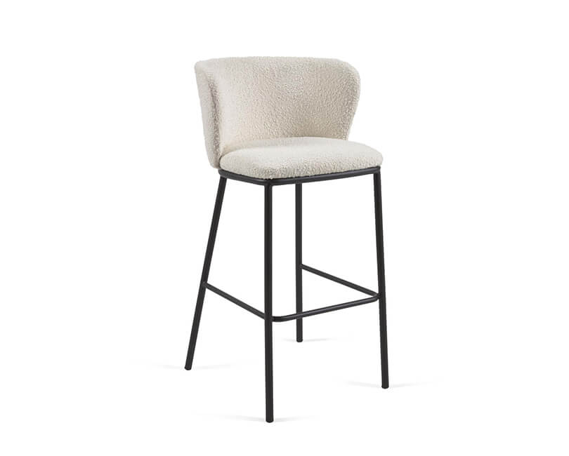 Barová židle Arun 102 cm bílá